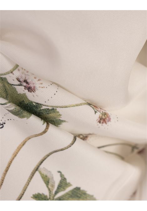 Printed White Pyjama Trousers ERDEM | VC25-TR5-WBFSTBOTANICAL GARDEN WHITE